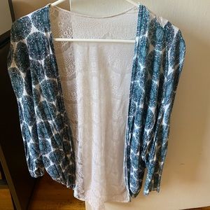 Short sleeve cardigan